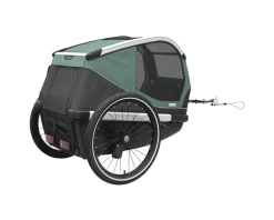Thule Racks, Fenders, & Trailers|Bexey Dog Carrier Bike Trailer (Hazy Green) (M)