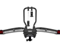 Thule Vehicle Bike Racks|Easyfold XT Hitch Rack (Black/Silver) (2 Bikes) (1.25 & 2" Receiver)