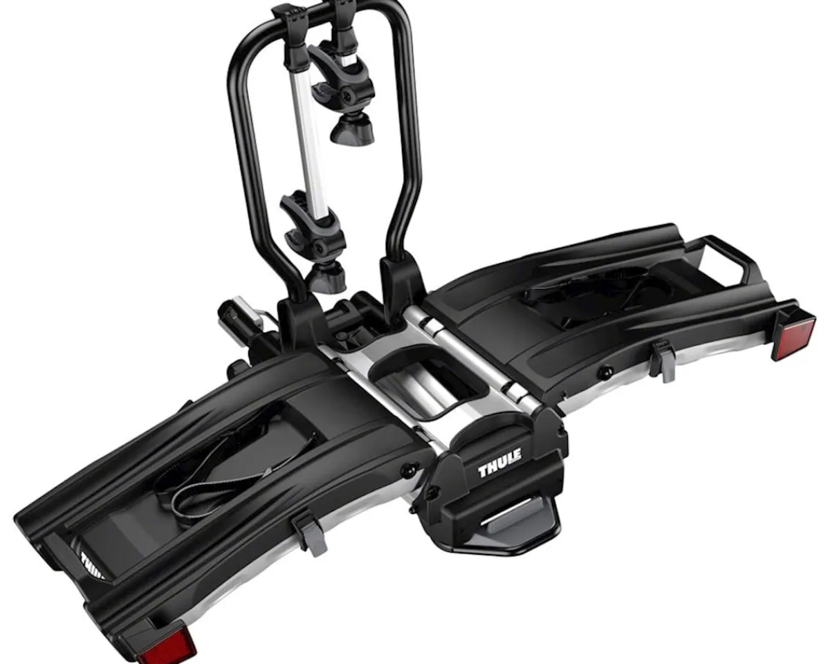 Thule Vehicle Bike Racks|Easyfold XT Hitch Rack (Black/Silver) (2 Bikes) (1.25 & 2" Receiver)