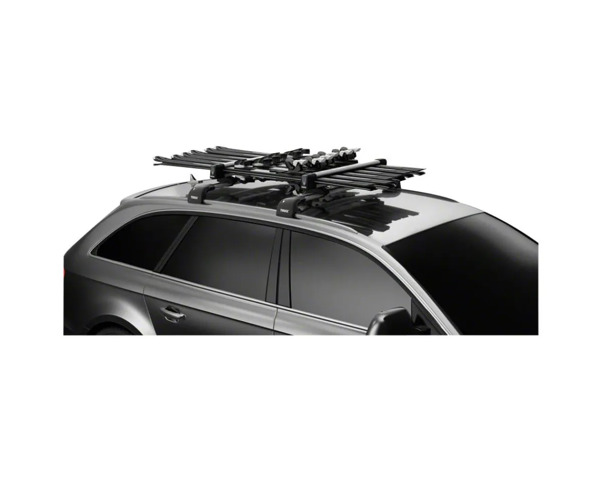 Thule Vehicle Bike Racks|7326 SnowPack 6 (Fits 6 pairs of Skis or 4 Snowboards)