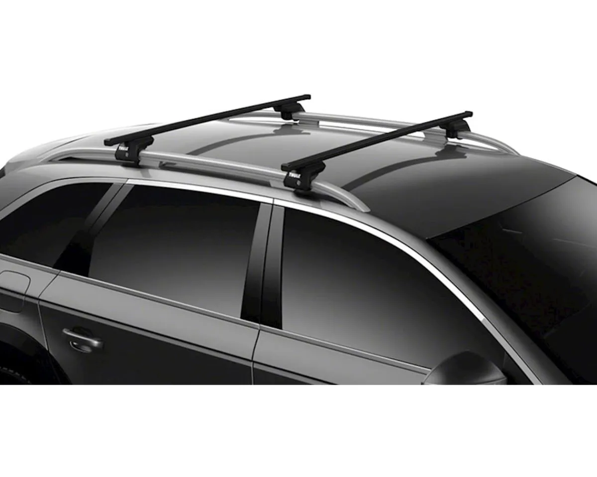 Thule Vehicle Bike Racks|712100 Squarebar (Black) (118cm/47") (Pair)