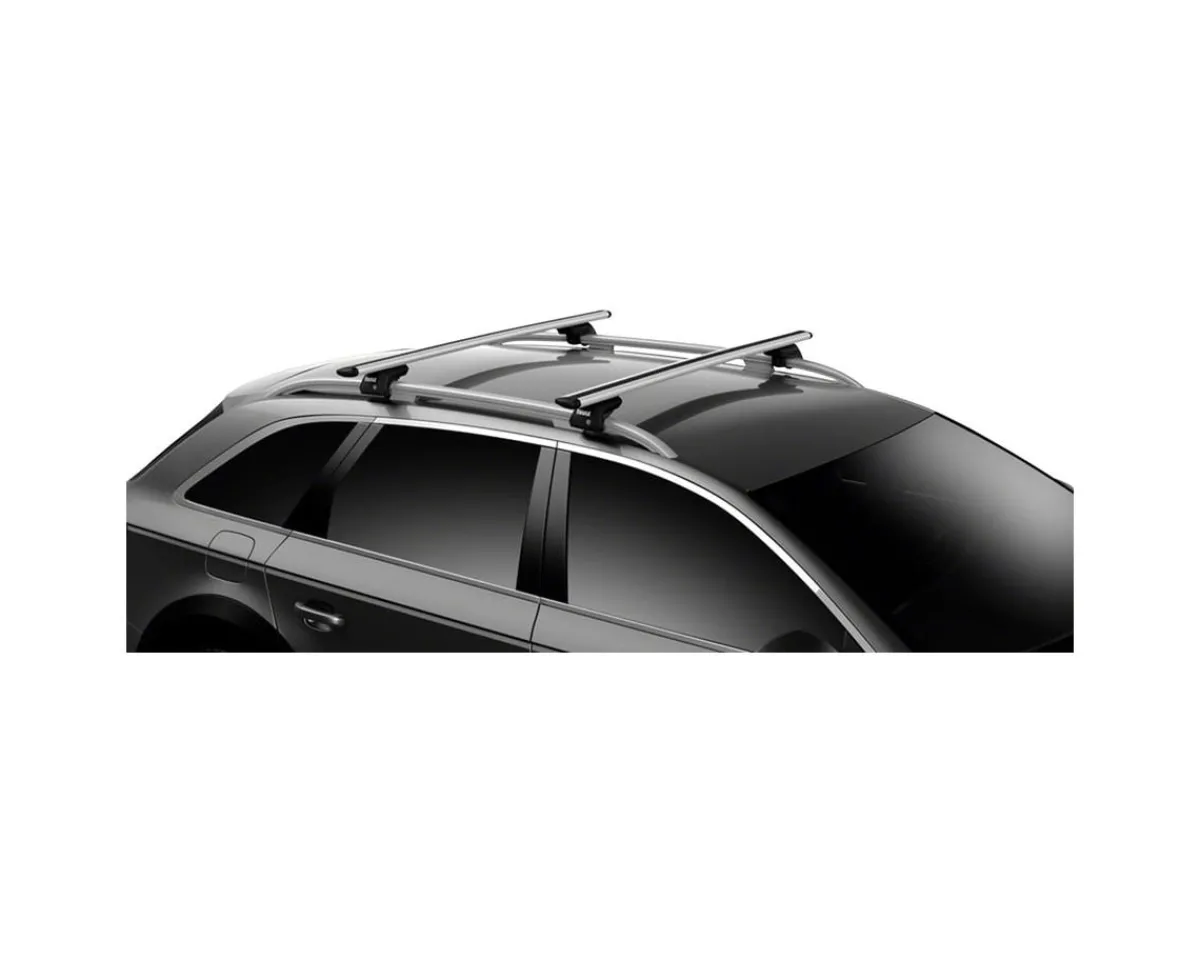Thule Vehicle Bike Racks|711400 Wingbar Evo (Silver) (135cm/53") (Pair)