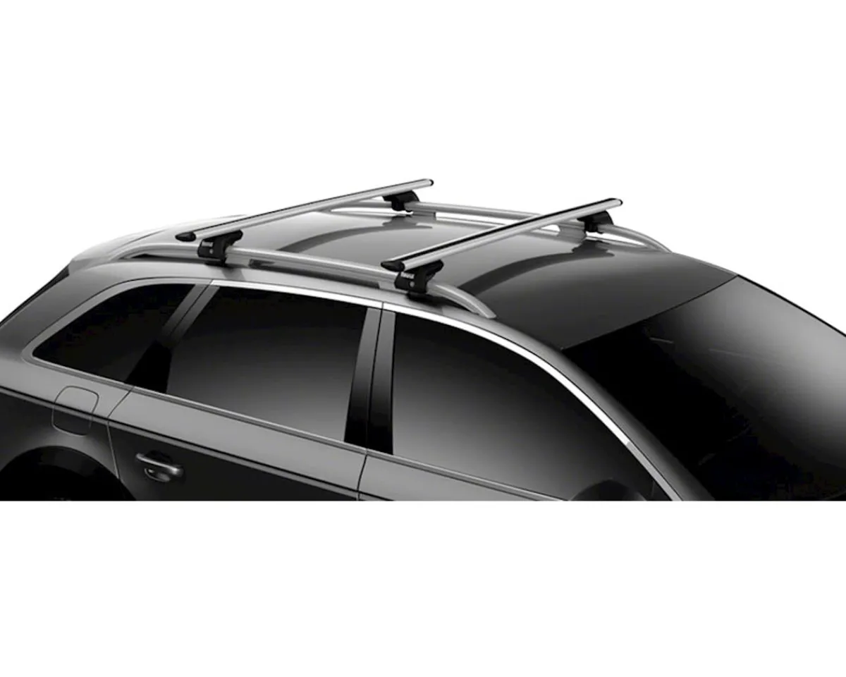 Thule Vehicle Bike Racks|711200 Wingbar Evo (Silver) (118cm/47") (Pair)