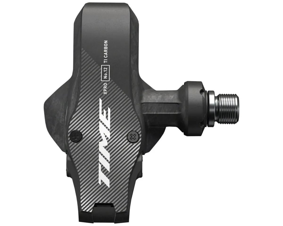 Time Pedals & Cleats|XPRO 12 Clipless Road Pedals (Carbon/Silver) (57mm Wide)