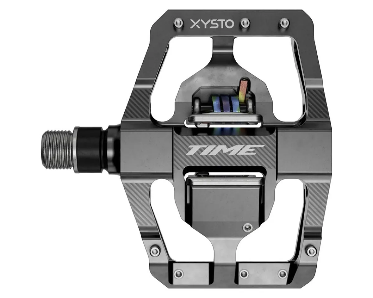 Time Pedals & Cleats|XYSTO Clipless Mountain Pedals (Grey)