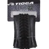 Tioga Tires|Edge 22 Tubeless Front Mountain Tire (Black) (27.5") (2.5") (Synergy Dual)