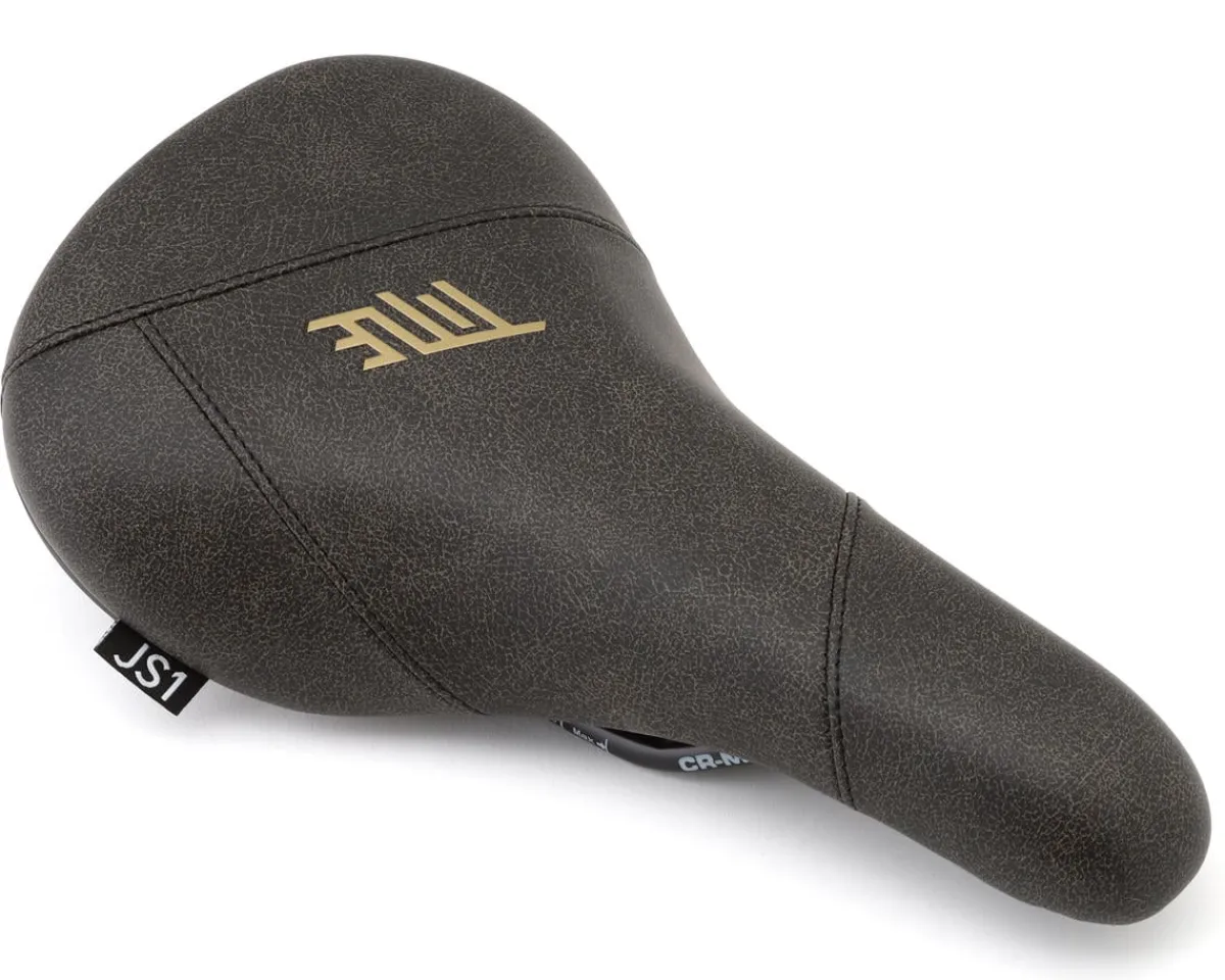 Title MTB Saddles & Seats|JS1 Saddle (Black/Gold Crackle) (Crankworx Whistler)