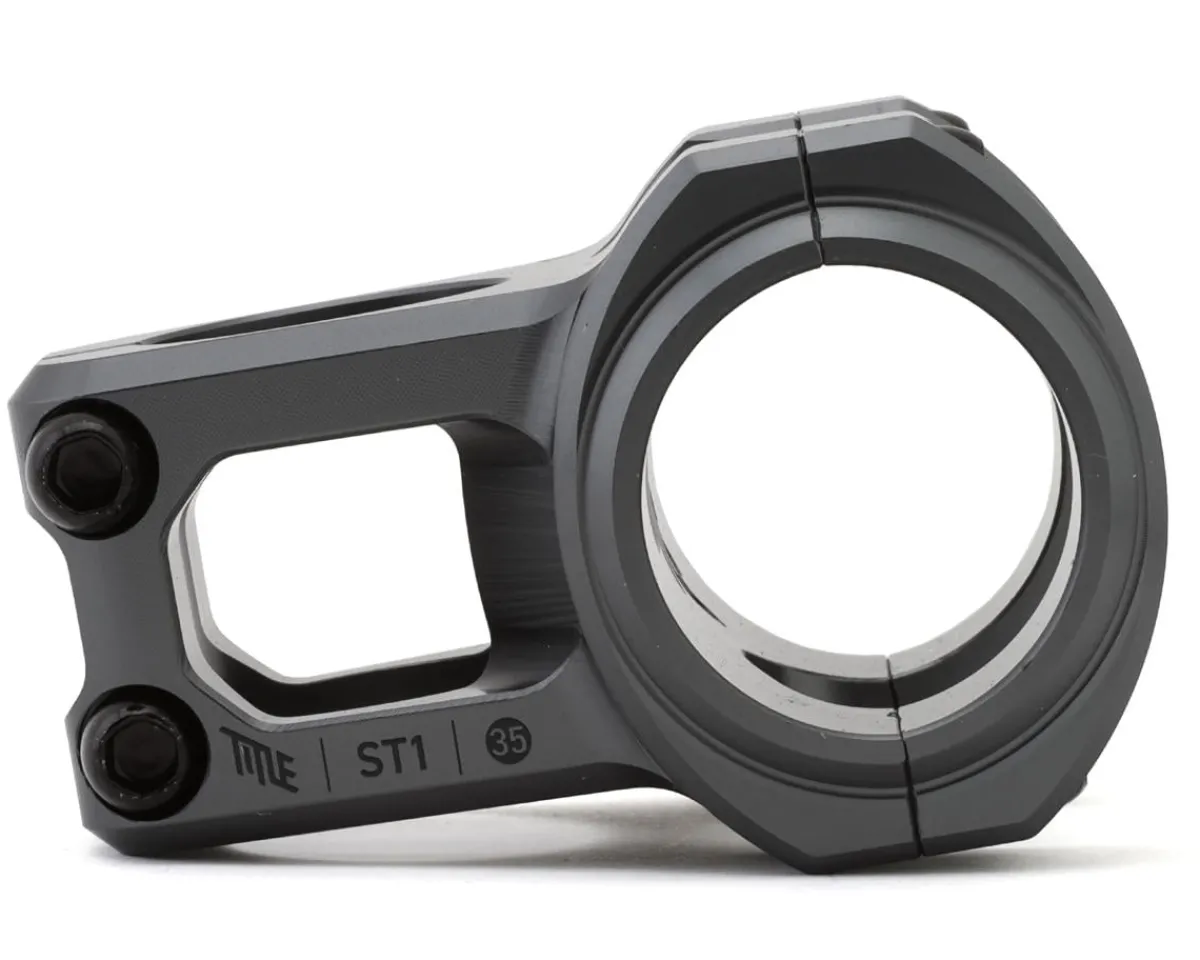Title MTB Stems & Parts|ST1 Stem (Grey) (35mm) (40mm) (0°)