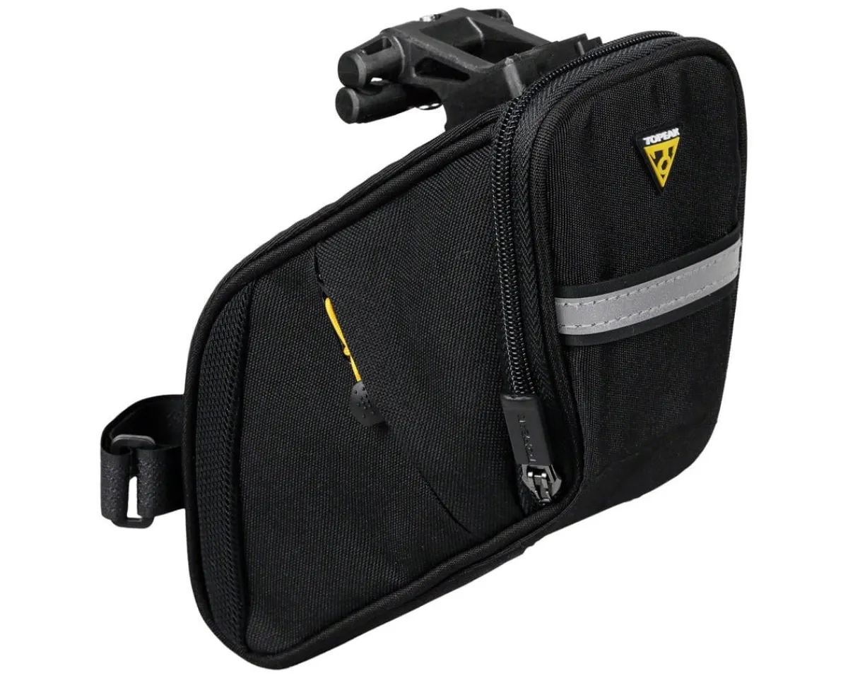Topeak Bags & Packs|Saddles & Seats|Aero WedgePack DX (Black) (Fixer F25) (M)