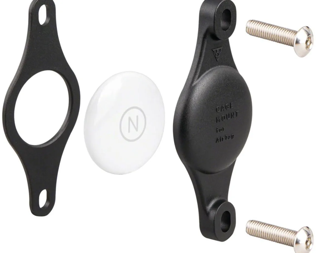 Topeak Bottle Cages & Mounts|Holiday Shopping|Cage Mount Airtag Holder (Black)