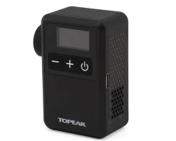 Topeak Pumps & Co2|Pumps & Co2|E-Booster Digital Mini Inflator (Black)