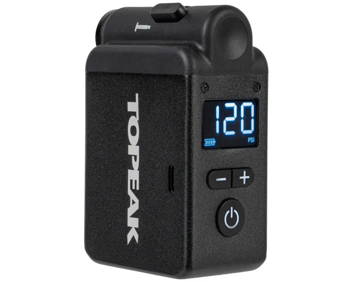 Topeak Pumps & Co2|Pumps & Co2|E-Booster Digital Pump (Black)