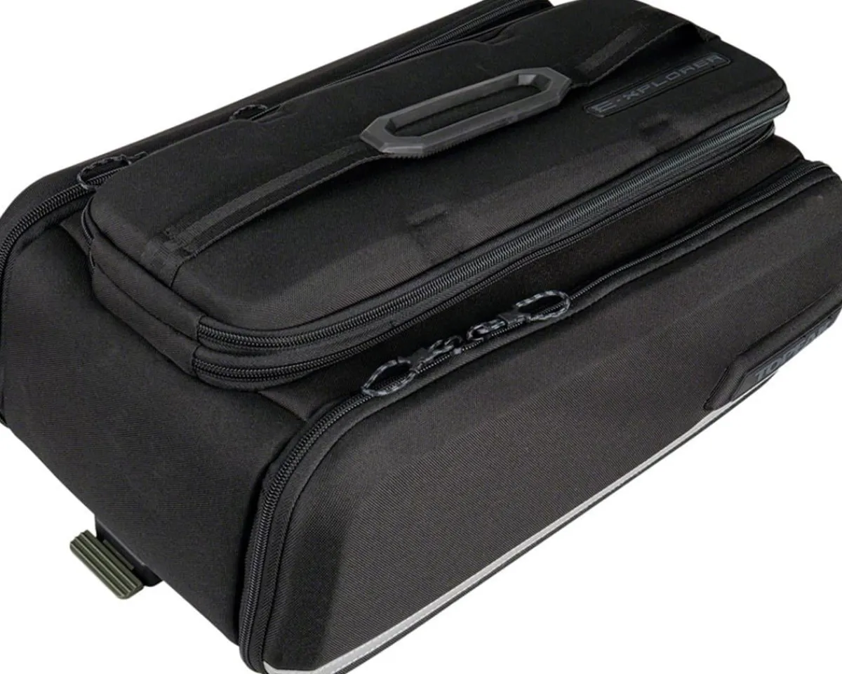Topeak Bags & Packs|E-Xplorer Trunk Bag (Black) (26L) (MTX 2.0 QuickTrack)