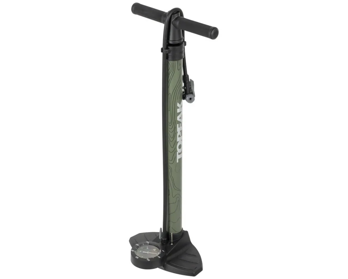 Topeak Pumps & Co2|Pumps & Co2|JoeBlow Mountain II Floor Pump (Steel Barrel/Plastic Base) (3.5" Gauge) (60 PSI Max)