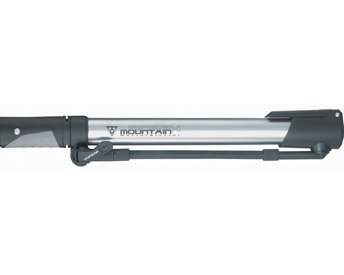 Topeak Pumps & Co2|Pumps & Co2|Mountain Morph Frame Pump (Silver/Black)