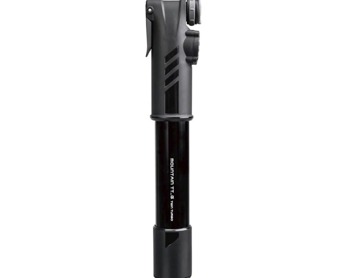 Topeak Pumps & Co2|Pumps & Co2|Mountain TT G Mini Pump (Black) (60 PSI (w/Gauge)