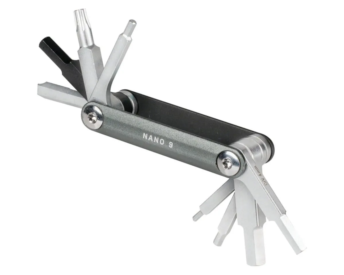 Topeak Tools|Nano 9 Multi-Tool (Black/Grey)