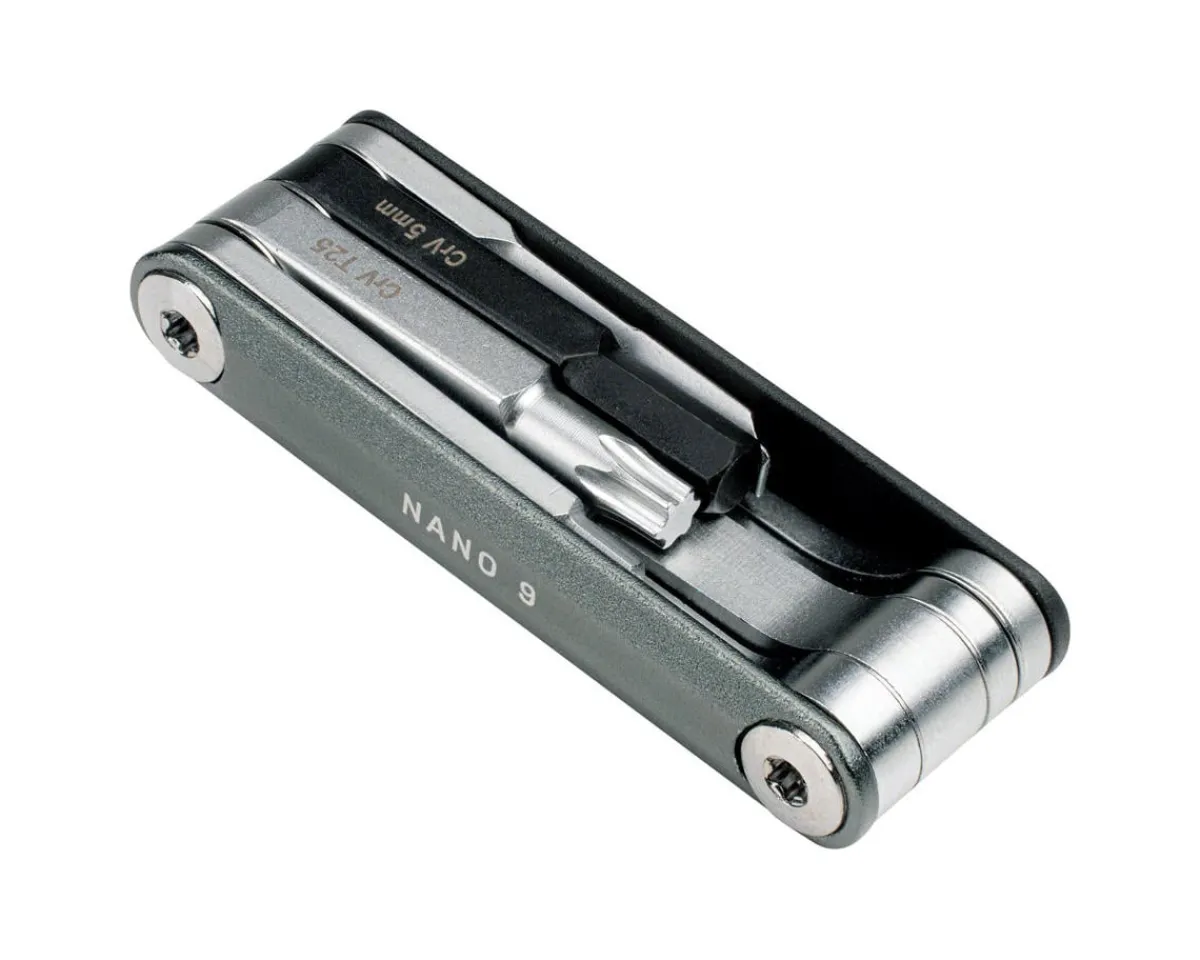 Topeak Tools|Nano 9 Multi-Tool (Black/Grey)
