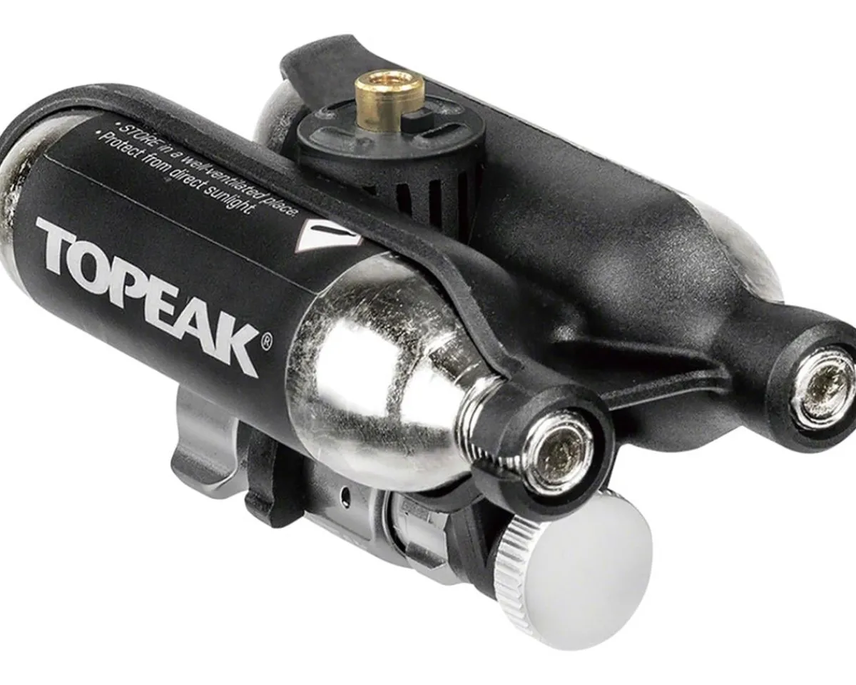 Topeak Pumps & Co2|Pumps & Co2|Ninja Master (Plus CO2 FuelPack) (Includes Two 16g CO2 Canisters)