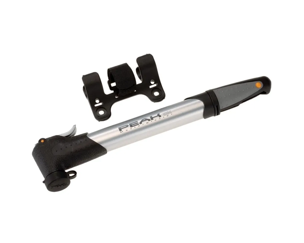 Topeak Pumps & Co2|Pumps & Co2|Peak DX II Mini Pump (Silver)