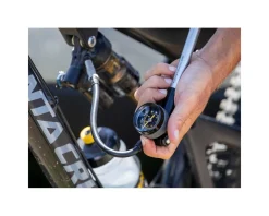 Topeak Pumps & Co2|Suspension|Pocketshock DXG XL Shock Pump (Silver/Black)