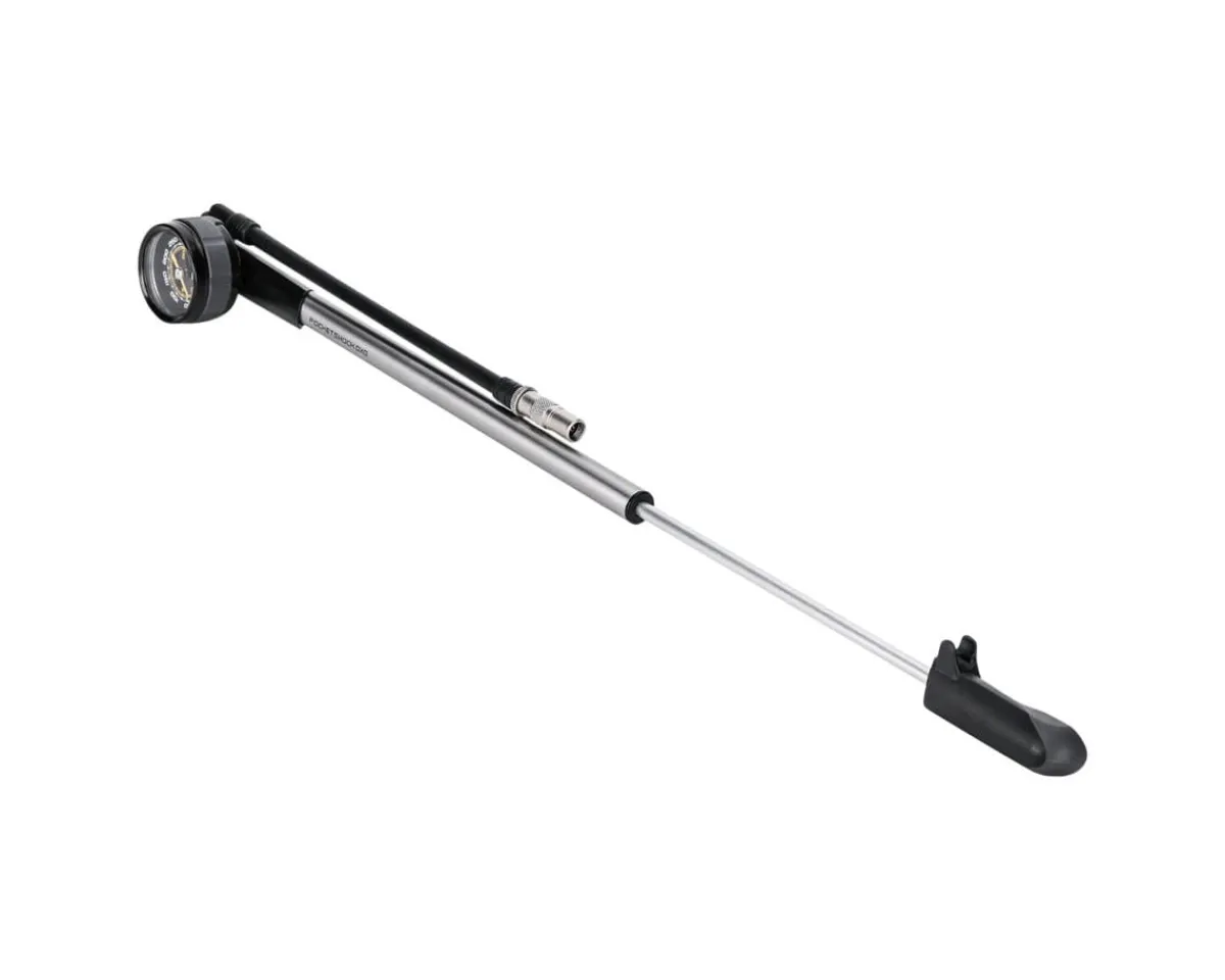 Topeak Pumps & Co2|Suspension|Pocketshock DXG XL Shock Pump (Silver/Black)