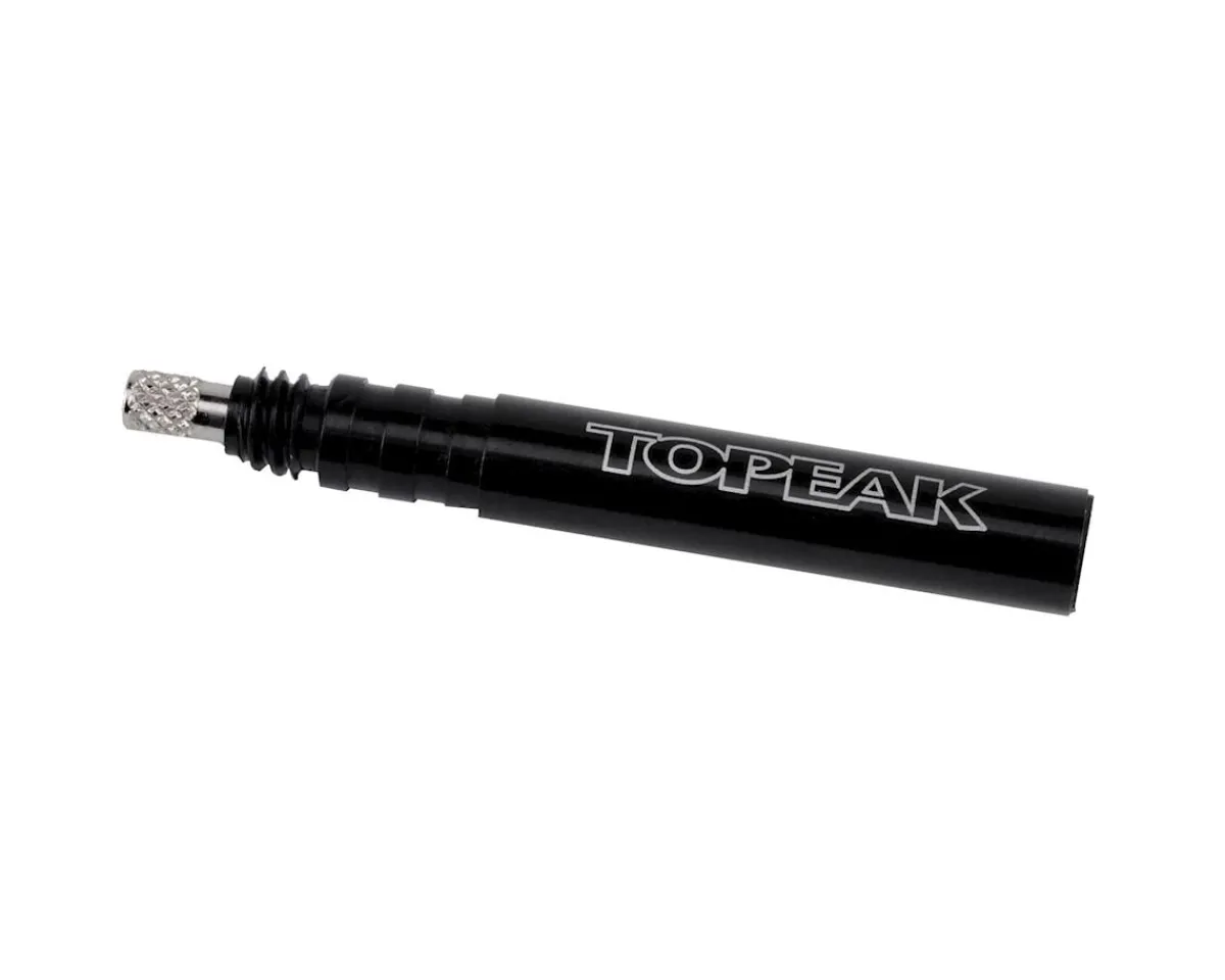 Topeak Tire & Tube Accessories|Presta Valve Extenders (Black) (Single) (43mm)