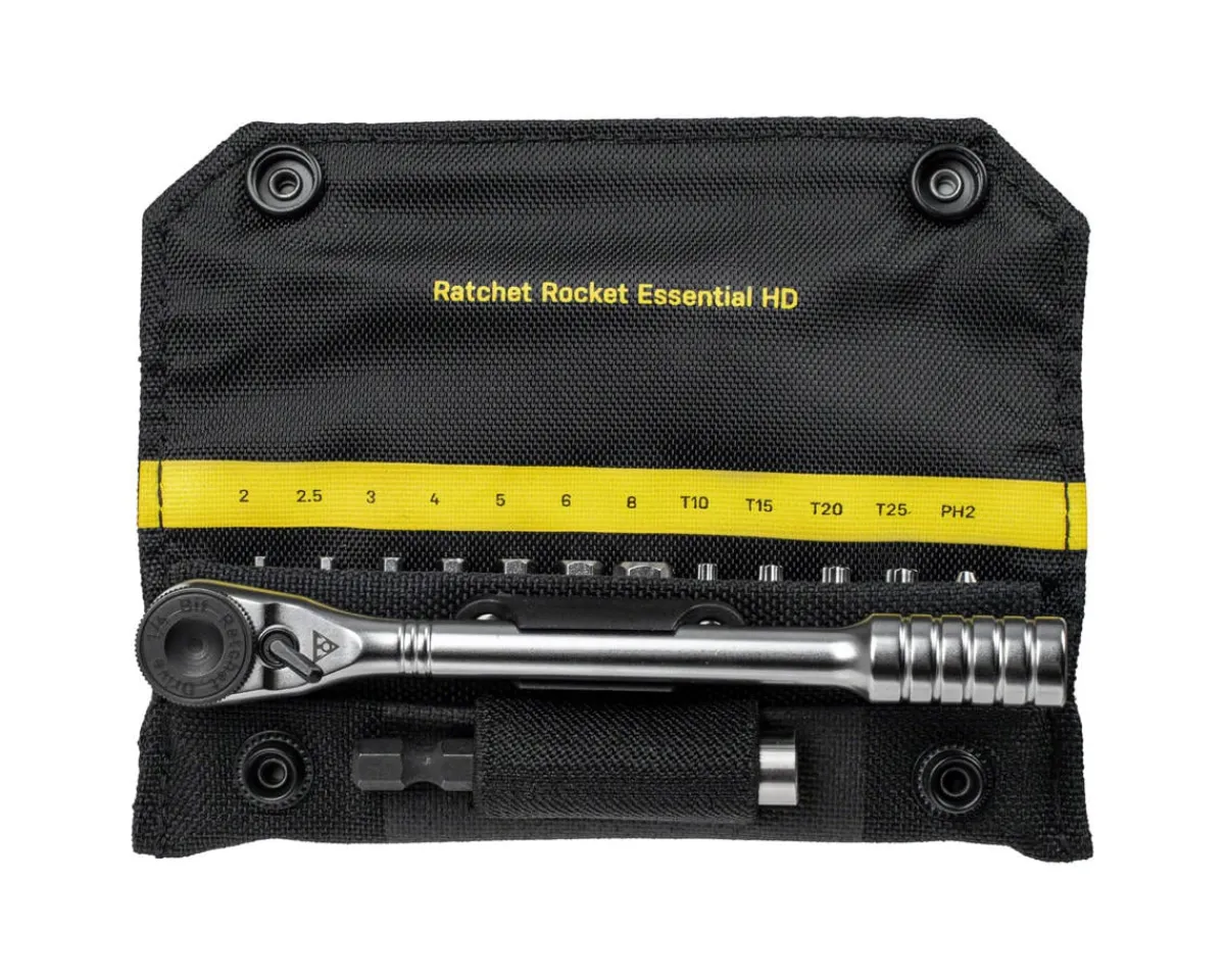 Topeak Tools|Ratchet Rocket Essential HD Tool Kit (Black/Silver)