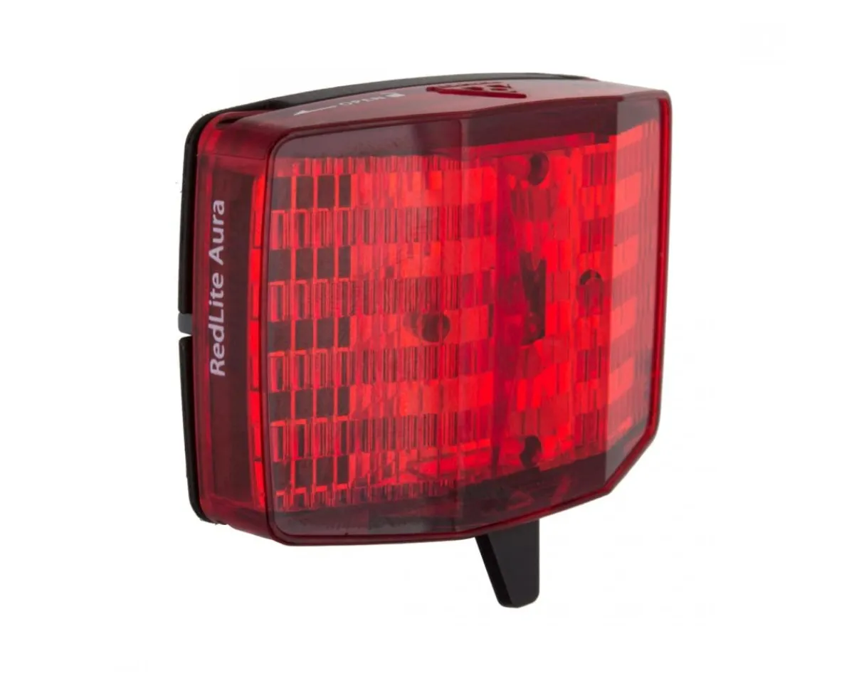 Topeak Bike Lights|RedLite Aura 3-LED Tail Light (Black/Red) (100 Lumens)