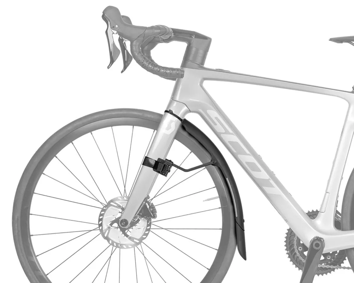 Topeak Racks, Fenders, & Trailers|Road Bike TetraFenders (Black) (Disc Brake) (Up to 700c x 32mm) (R1) (Front)