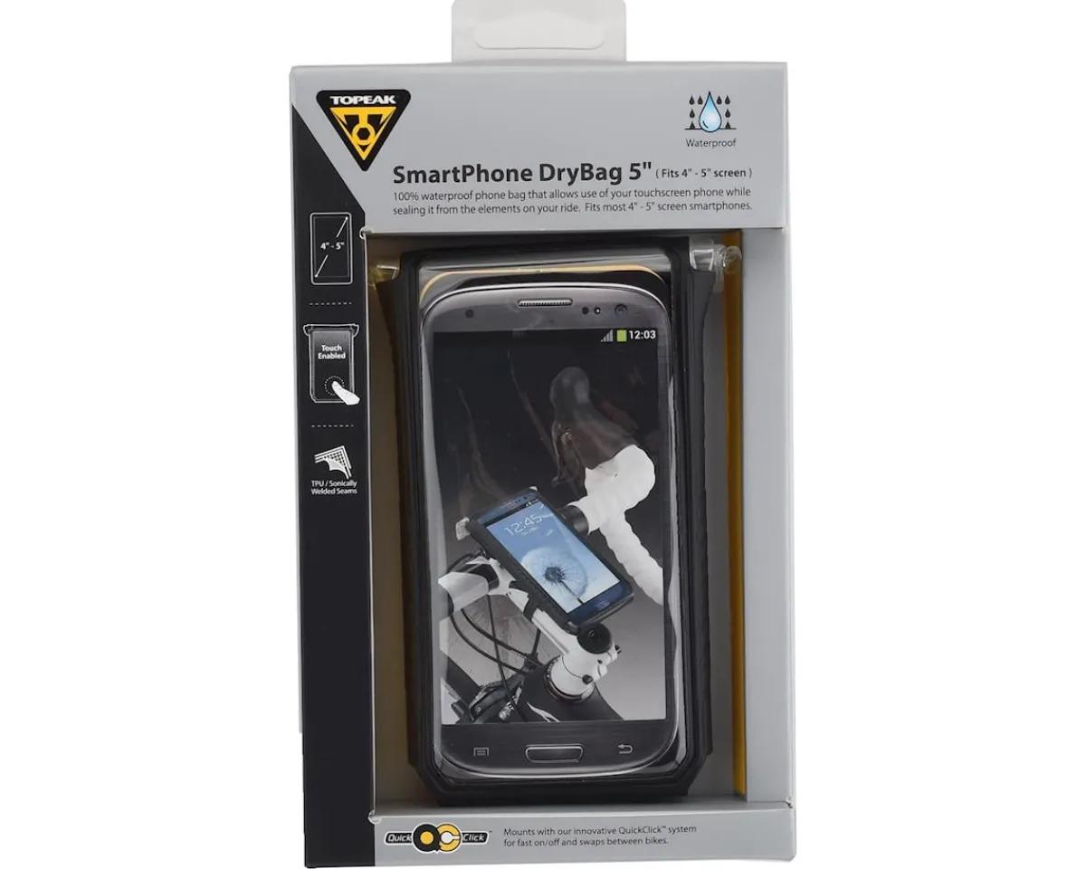 Topeak Bags & Packs|Smartphone Drybag (Black) (Fits 4-5" Smart Phones)
