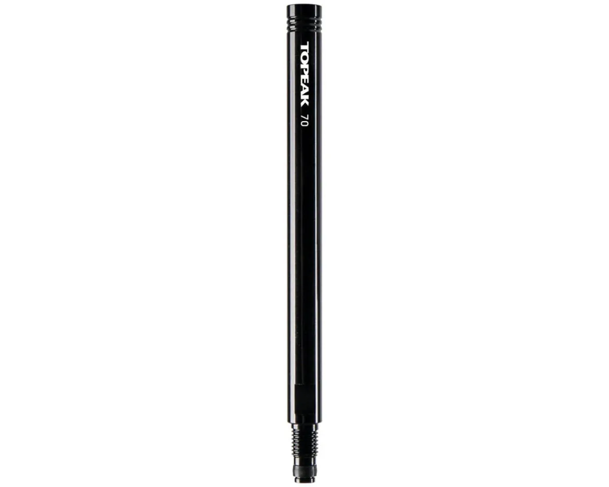 Topeak Tire & Tube Accessories|Valve Extender Set (Black) (Pair) (70mm)