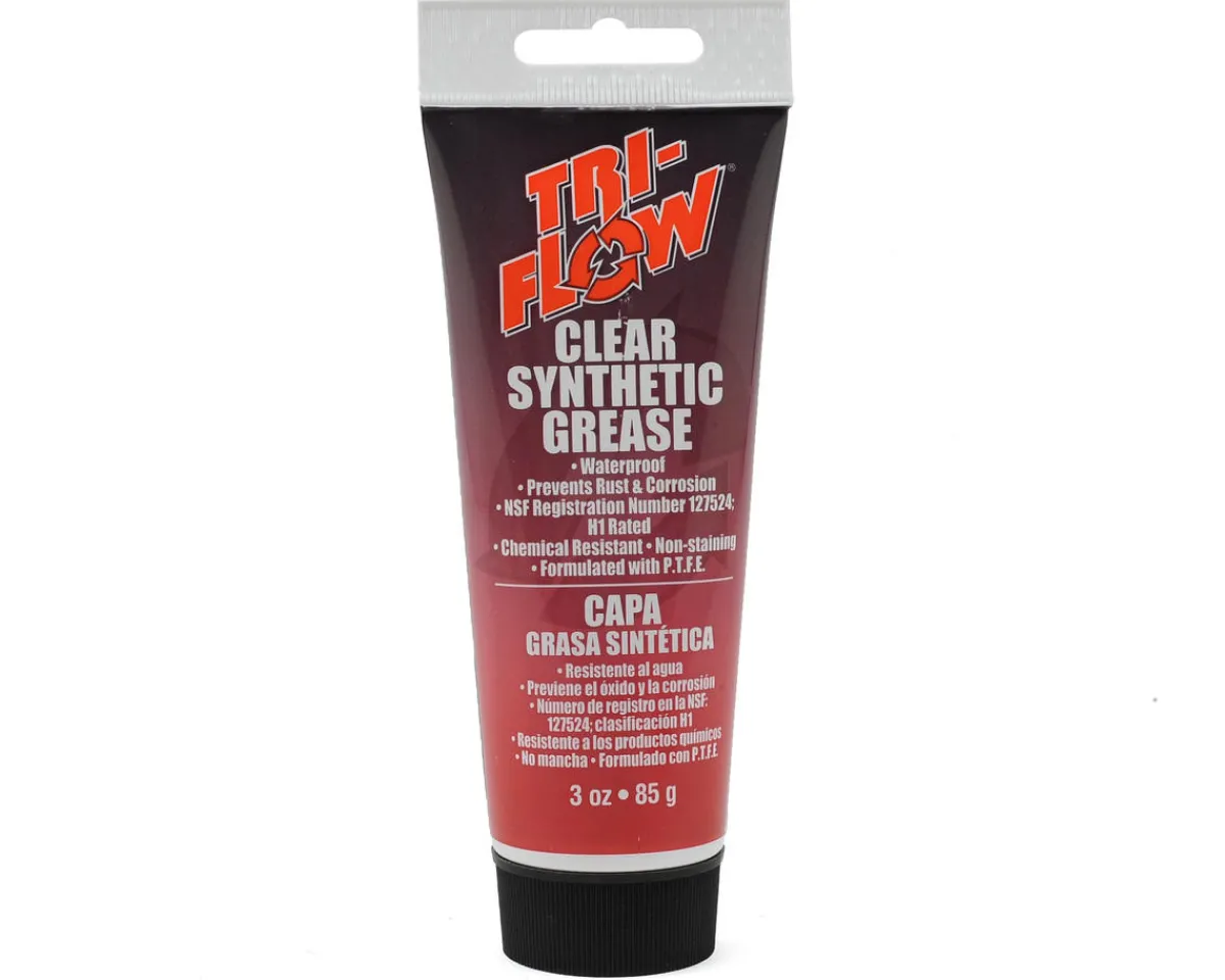 Tri-Flow Lubes, Greases, & Oils|Clear Synthetic Grease (Tube) (3oz)
