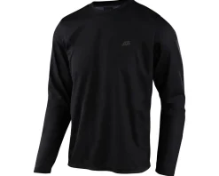Troy Lee Designs Clothing Sale|Jerseys|Flowline Long Sleeve Jersey (Black) (S)