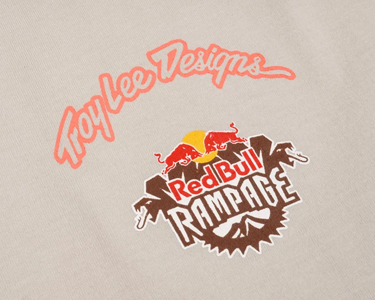 Troy Lee Designs Clothing Sale|Casual Clothing|X Red Bull Rampage Valley of Gods Short Sleeve T-Shirt (Bone) (L)