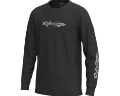 Troy Lee Designs Clothing Sale|Jerseys|Youth Ruckus Long Sleeve Ride T-Shirt (Burn Out Carbon) (Youth S)