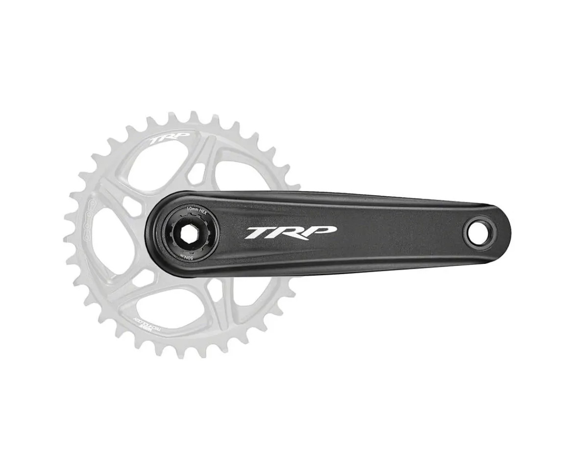 TRP Cranksets & Parts|CK-8070 DH Crankset (Sandblasted Black) (CINCH) (30mm Spindle) (165mm) (7 Speed)