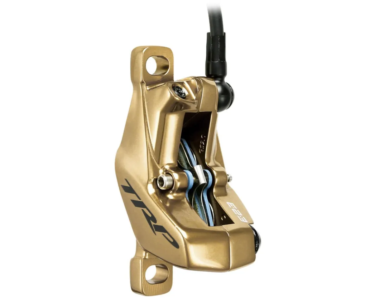 TRP Brakes|DHR EVO Pro Disc Brake & Lever (Gold) (HD-M9040) (4-Piston) (Right) (Hydraulic) (Post Mount)