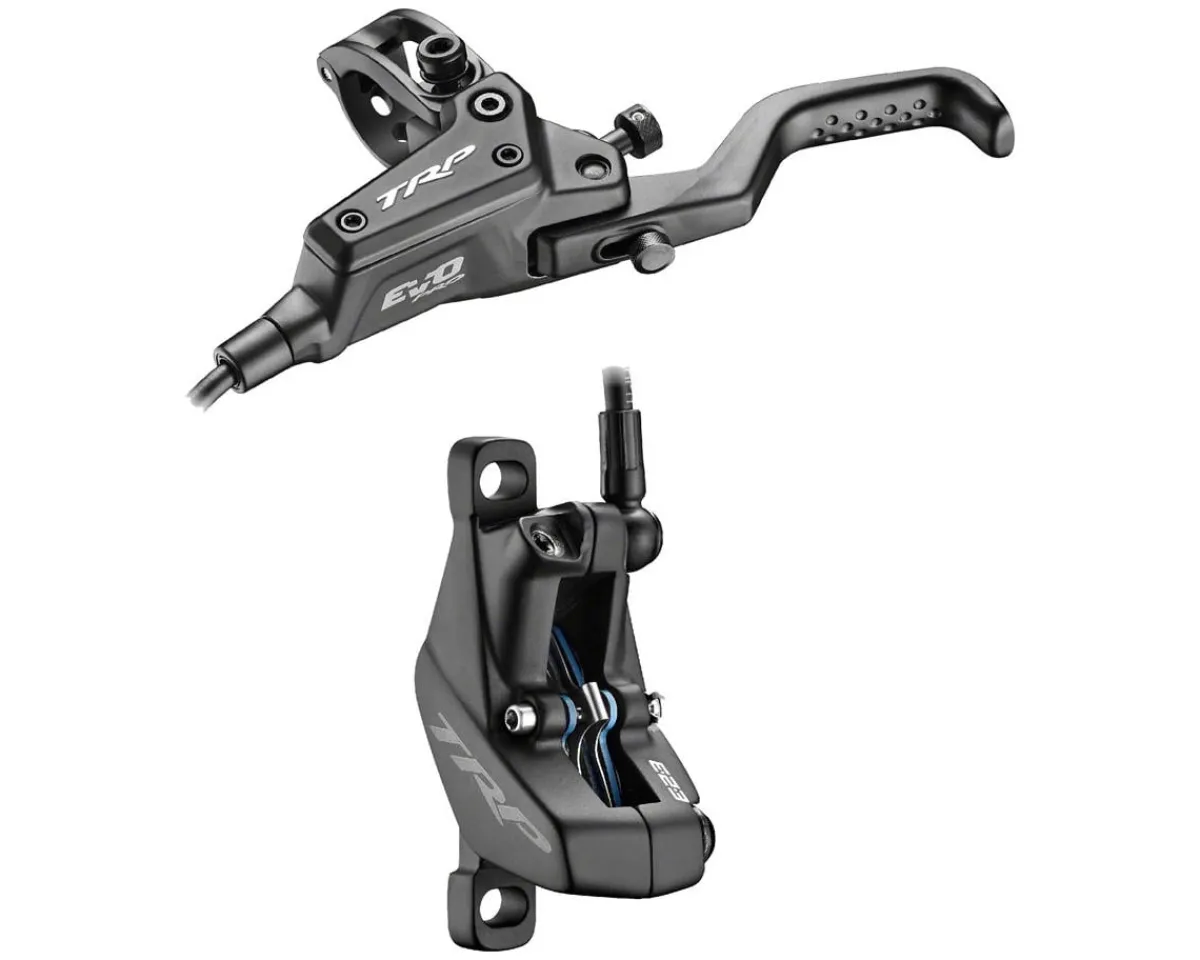 TRP Brakes|DHR EVO Pro Disc Brake & Lever (Black) (HD-M9040) (4-Piston) (Left) (Hydraulic) (Post Mount)