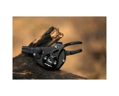 TRP Shifters|EVO 7 Trigger Shifter (Black/Silver) (7 Speed)