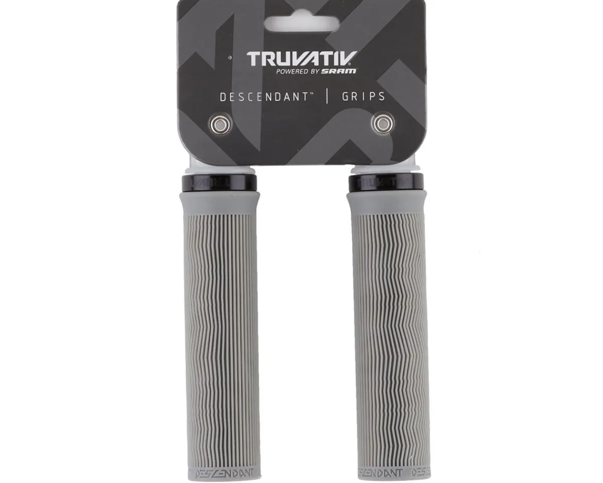 TRUVATIV Grips & Handlebar Tape|Holiday Shopping|Descendant Lock-On Grips (Grey) (133mm)