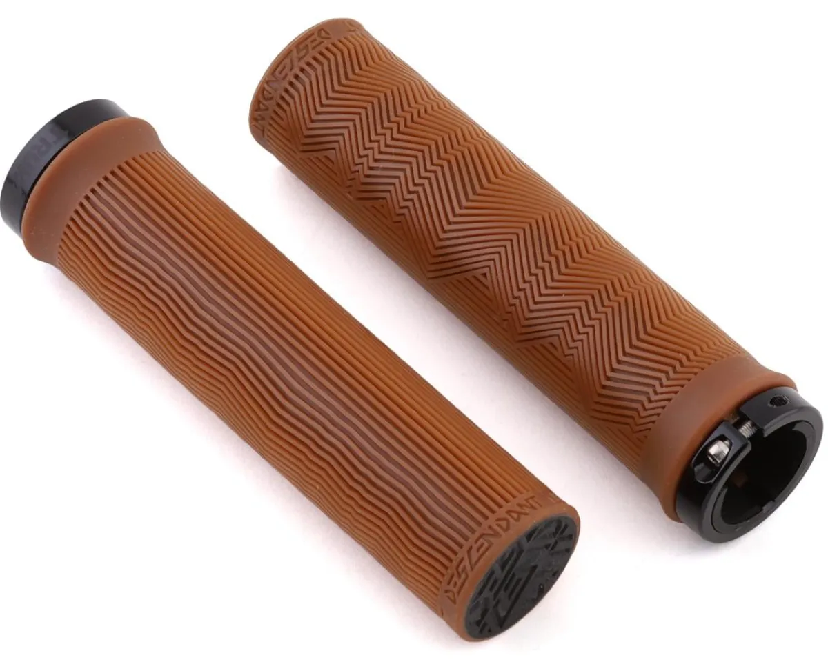 TRUVATIV Grips & Handlebar Tape|Descendant Lock-On Grips (Gum) (133mm)