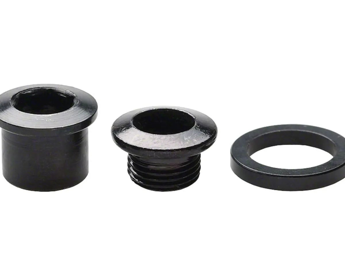 TRUVATIV Chainrings & Accessories|Steel Chainring Bolt Set (Black) (Steel) (8mm) (5 Pack w/ Washers)