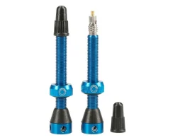 Tubolight Tubeless Tire Tools|Tubeless Accessories|Tubeless Valves (Blue) (Presta) (Insert Compatible) (50mm)