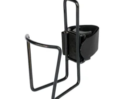 Two Fish Bottle Cages & Mounts|QuickCage Large Water Bottle Cage (Vinyl Coated Black) (24oz)