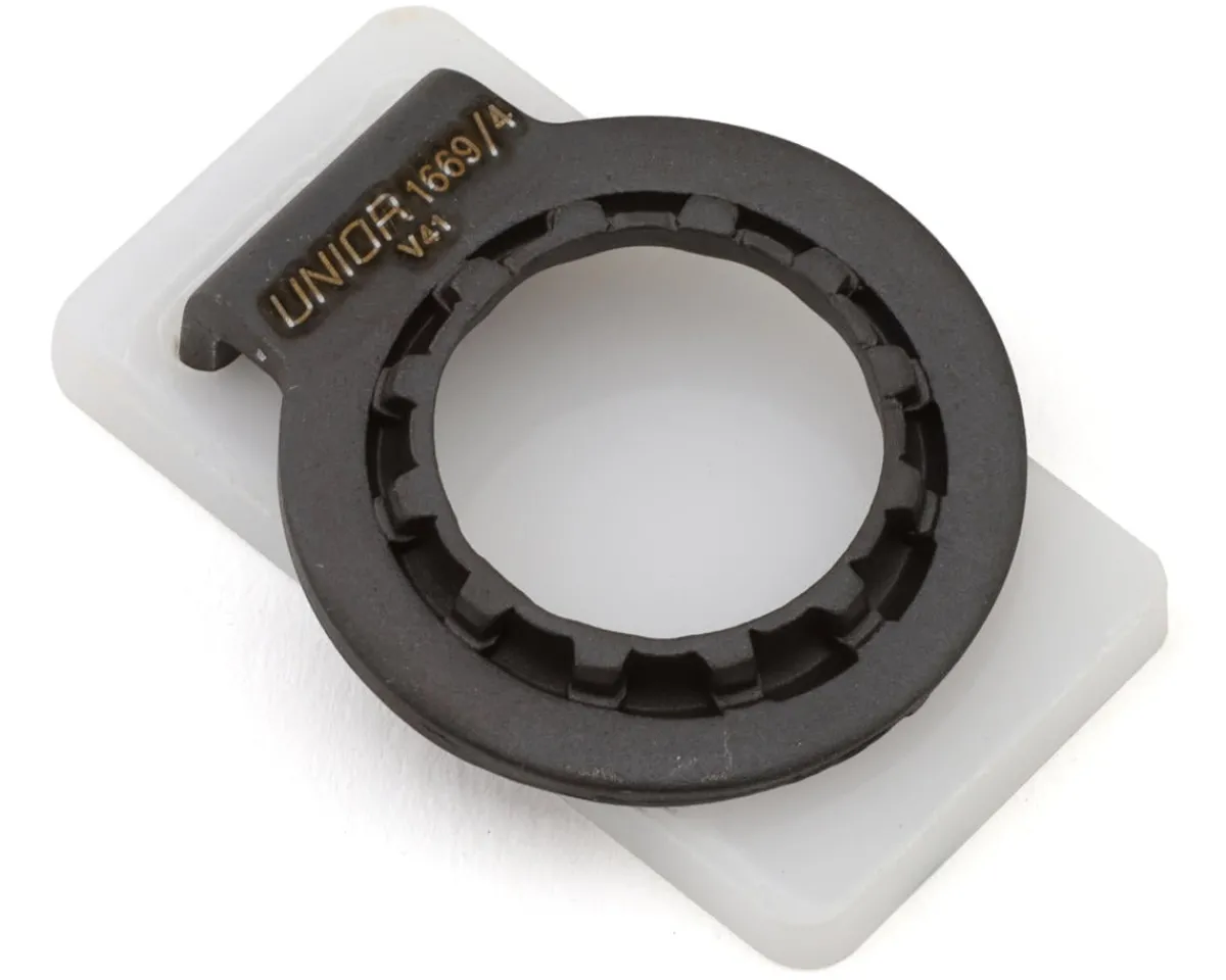 Unior Tools|1669/4 2-in-1 Pocket Cassette Lockring Removal and Spoke Wrench Tool (Black)