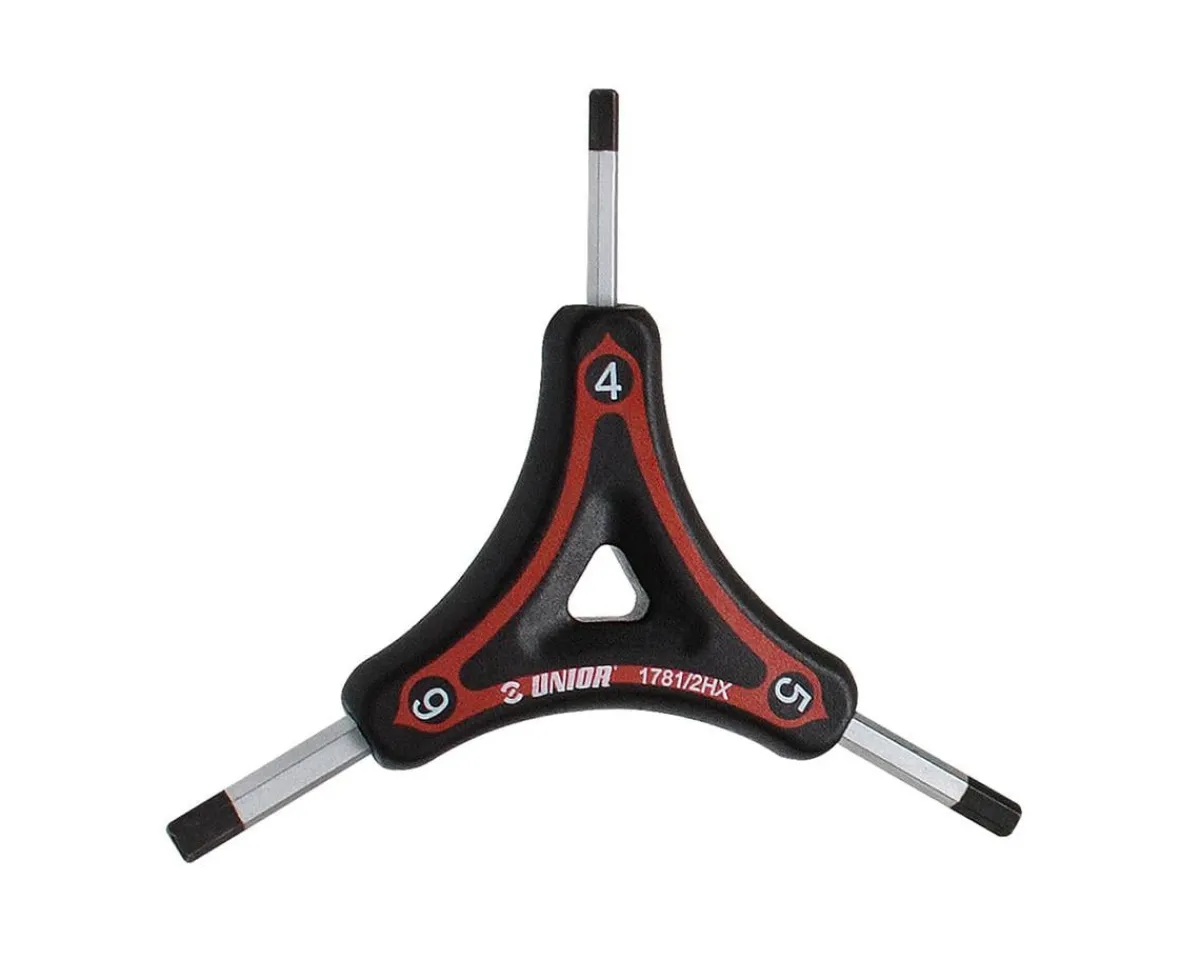 Unior Tools|3-Way Straight Tipped Hex Wrench (4/5/6mm)