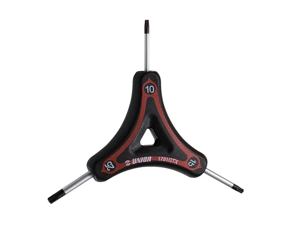 Unior Tools|3-Way Torx Wrench (T10/T15/T25)