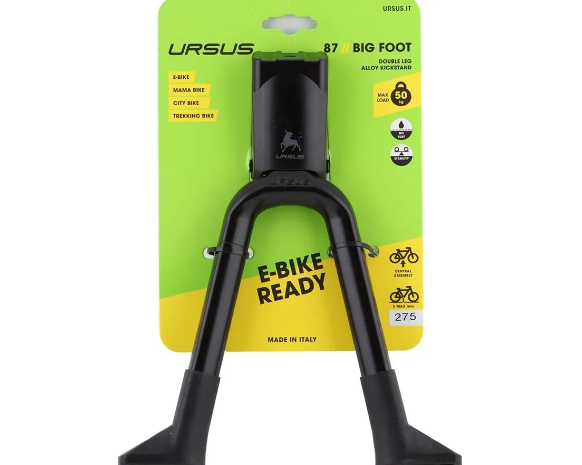 URSUS Racks, Fenders, & Trailers|Big Foot Dual Leg Kickstand (Black) (275mm)
