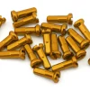 USA Brand Wheels & Parts|14g Alloy Nipples (Bright Gold) (Bag of 20)